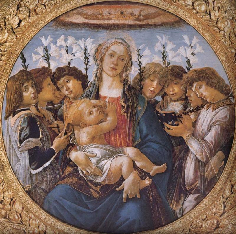 Sandro Botticelli Our Lady of the eight sub angel china oil painting image